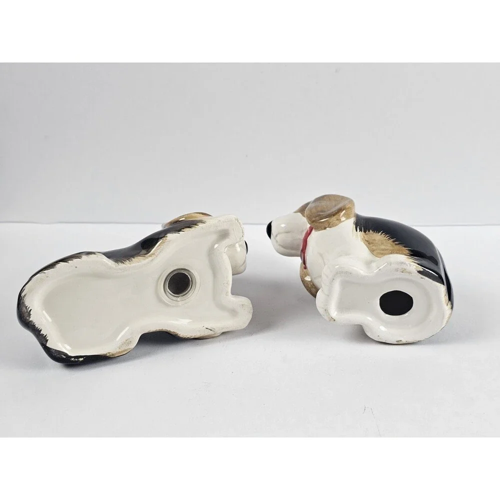 Pioneer Woman Charlie & Walter Basset Hound Dog Ceramic Salt and Pepper Shakers